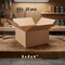 25 pcs Corrugated Shipping Boxes Durable Kraft Cardboard 8 x 8 x 4 Inch